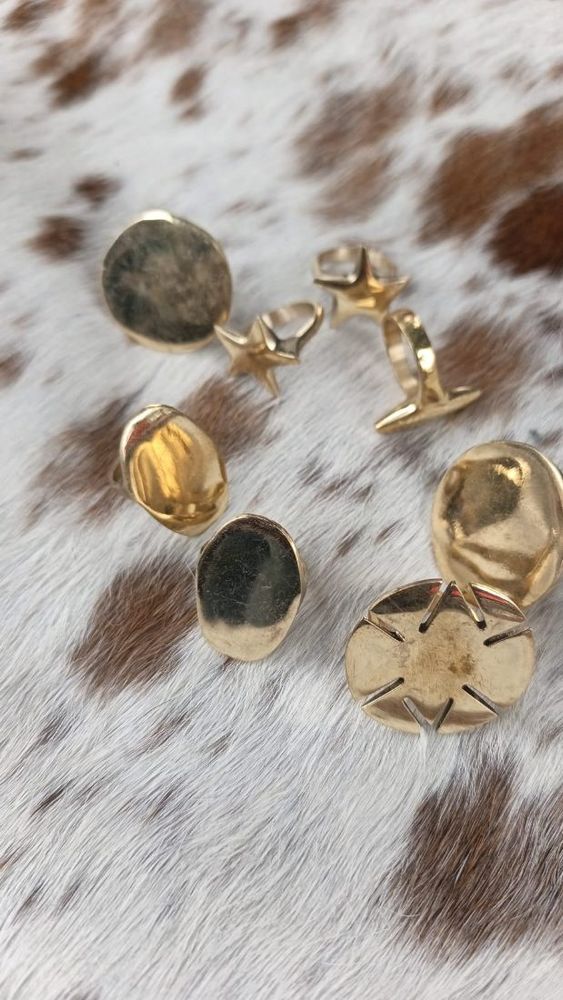 Brass Ring - 1 inch Wide Head